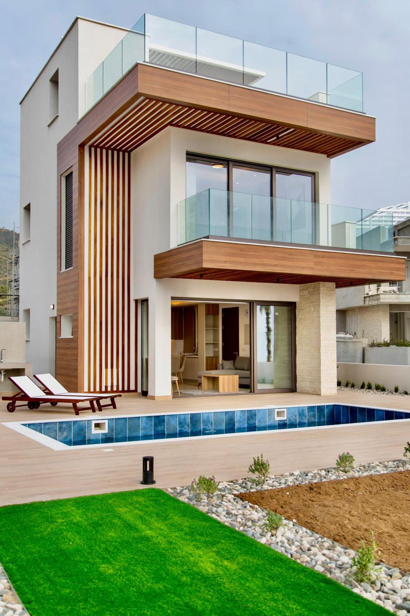 Santa Barbara Seafront Villas W Jacuzzi Pool Pafos Exterior foto
