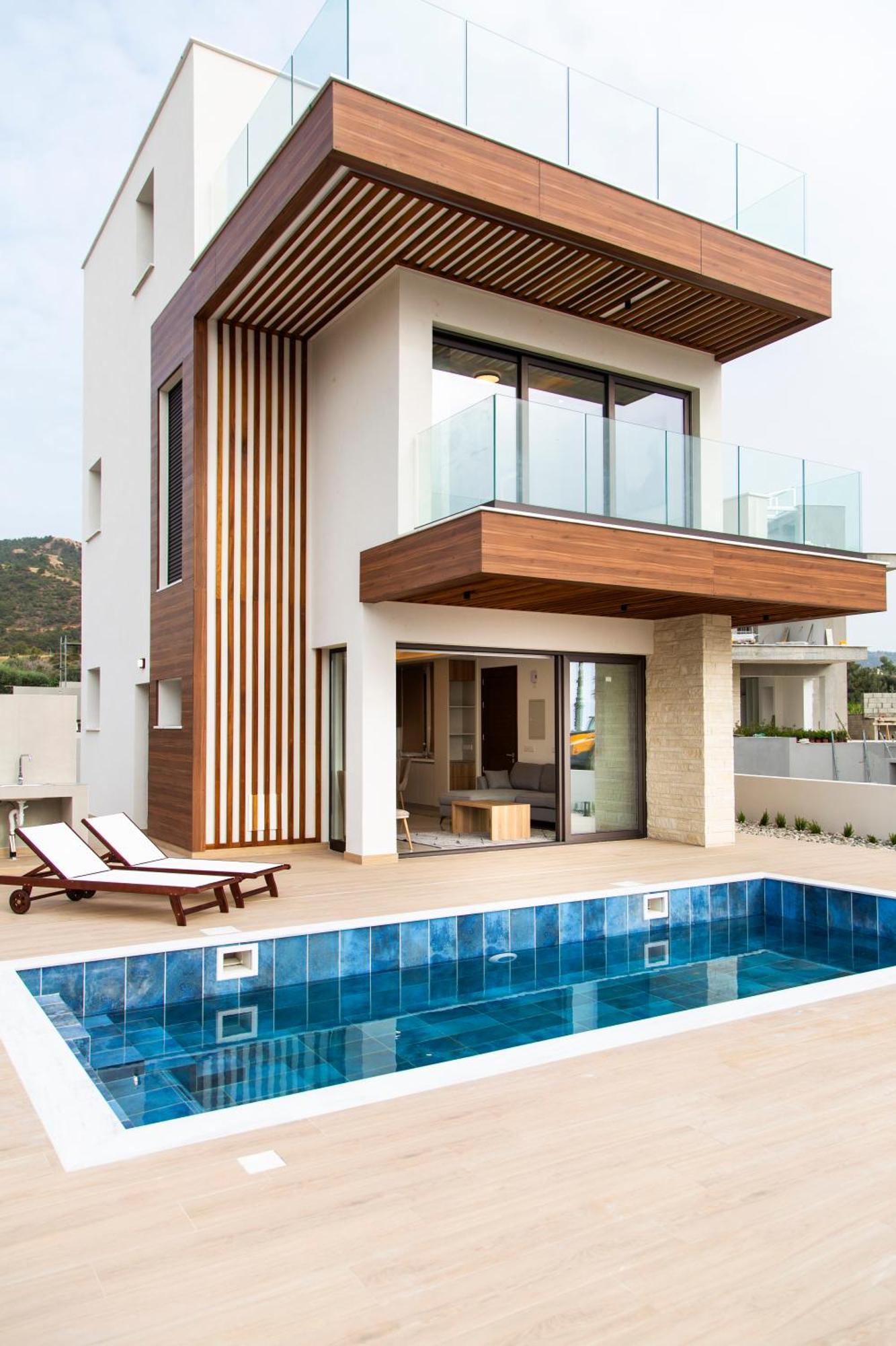 Santa Barbara Seafront Villas W Jacuzzi Pool Pafos Exterior foto